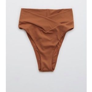 Aerie Cross-Over Bikini Bottoms